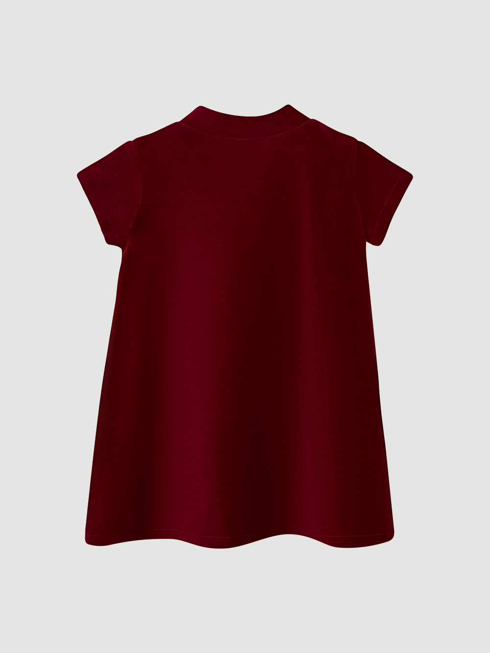 Велюровое платье Mjölk Red, с бантом