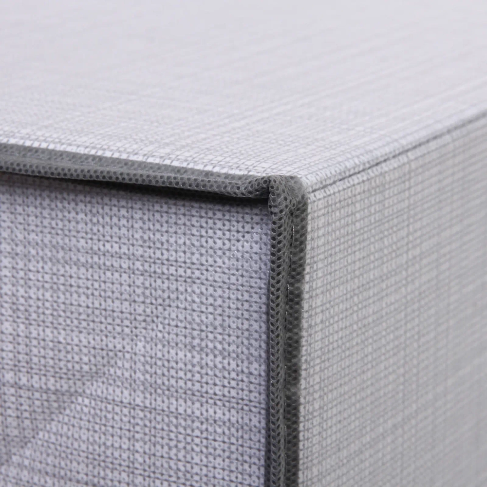 Короб - органайзер складной для хранения вещей «ЭФОЛТ», цвет пыльно - серый, 31*31*31см✦