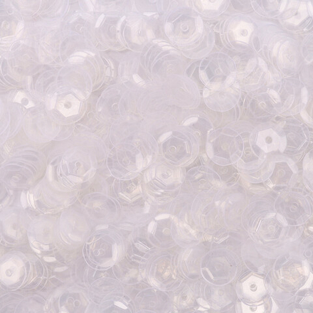 Пайетки граненые, 6 мм, упак./10 гр., 'Астра' (06 прозрачный)