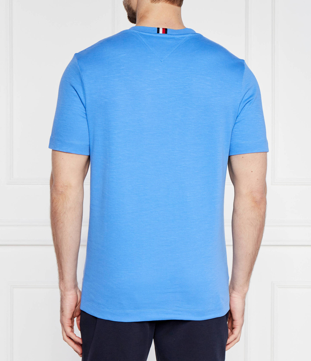 Футболка BADGE TEE Tommy Hilfiger - голубой(MW0MW34423)