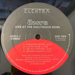 Винтажная виниловая пластинка LP The Doors Live At The Hollywood Bowl (США 1987)