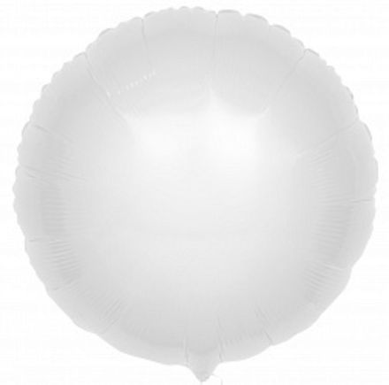 Круг 46 см "Белый металлик"