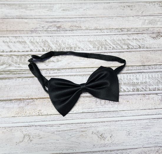 Галстук бабочка классика, лайм глянец