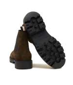 Кожаные челси adley BOSS BLACK - хаки(50503675)