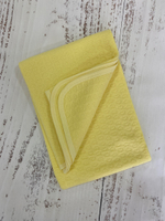 Плед (Размер: 90*90, Состав: 100% хлопок, Цвет: Желтый) (ИП Лахитова И.И.)