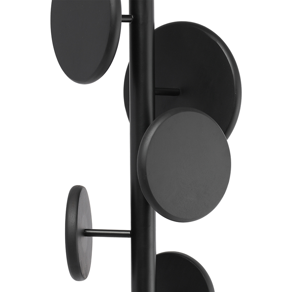 Вешалка напольная с полкой LATITUDE Lingon, черная