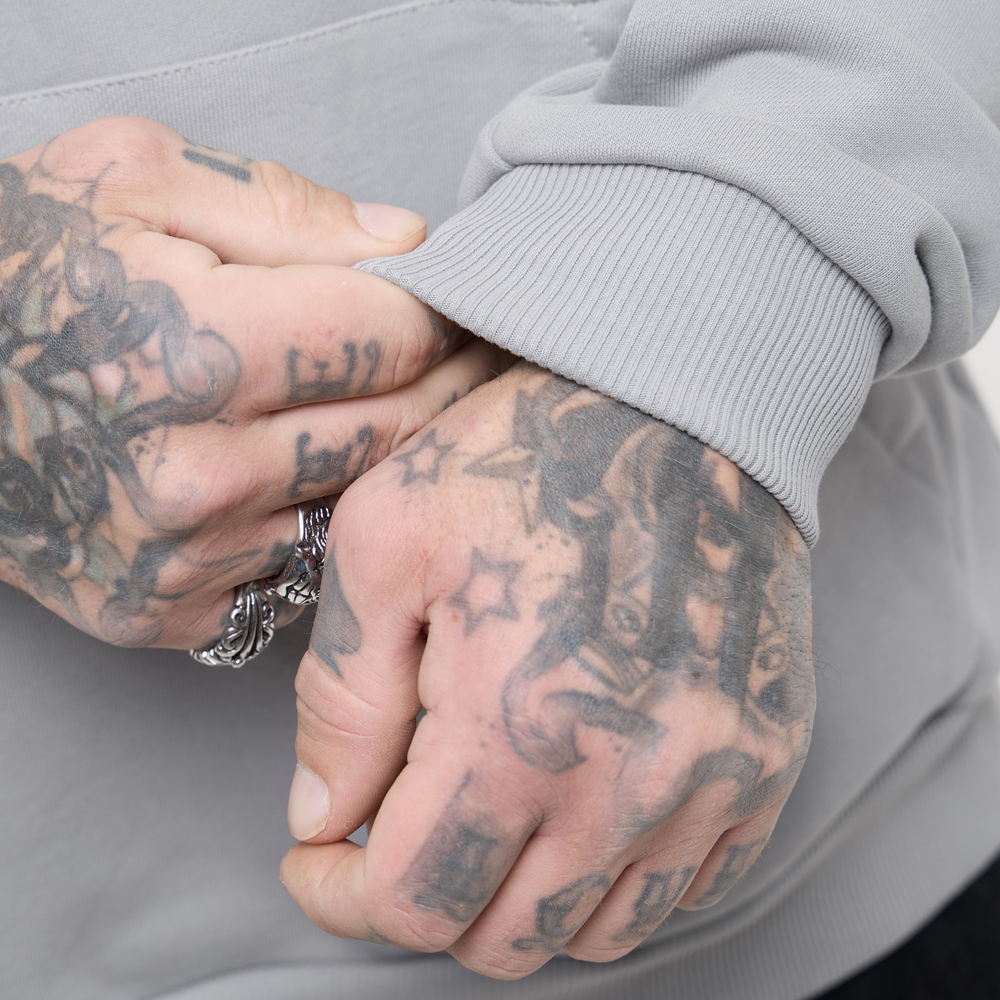 Худи Clan 13 Bas, серый