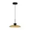 5055/9LA L-VISION ODL24 457 черный/янтарный/металл/стекло Подвес LED 9W 3000К SAUCER