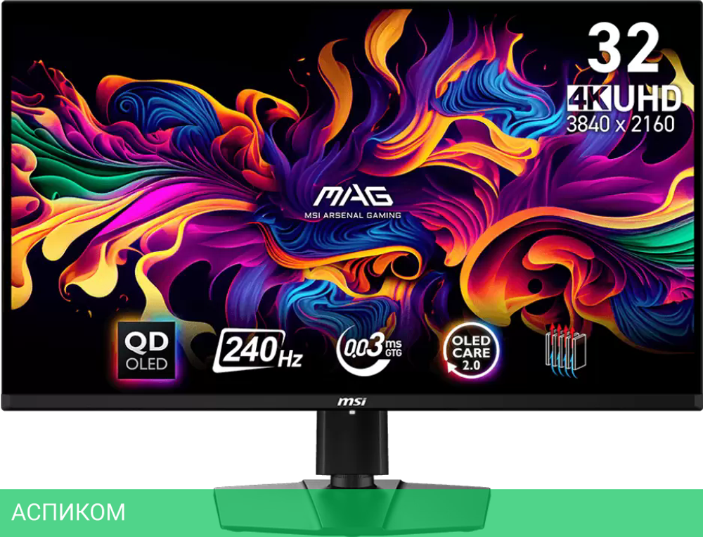 Игровой монитор MSI MAG 321UPX QD-OLED