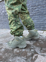 Костюм горка 6 флис осень зима / зеленая цифра