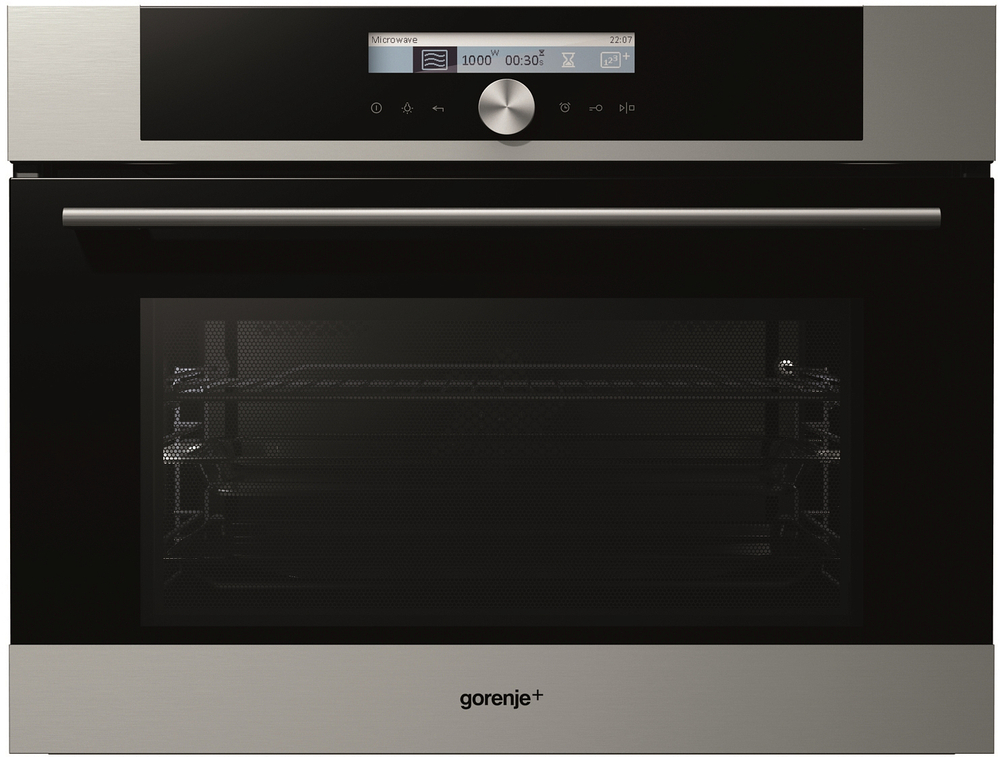 Компактный духовой шкаф с функцией микроволновой печи Gorenje Plus GCM712X