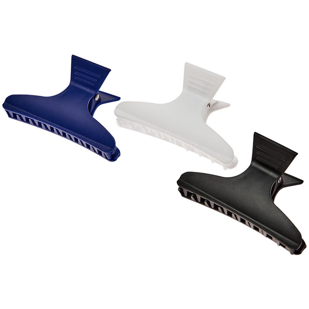 Зажимы для волос Harizma “бабочка”, цветные 12 штук (h10896-mix)