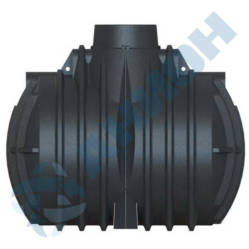 Емкость для септика двухкамерная Анион 3700 л. вертикальная (2400x1620x2070см;черный) - арт.559475