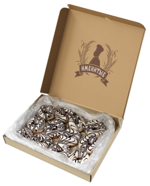 Донат глаз."Ваниль" с нач. Сгущ.молоко 68г/12шт.