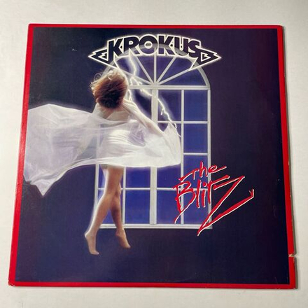 Винтажная виниловая пластинка LP Krokus The Blitz (USA 1984) Out Of Control