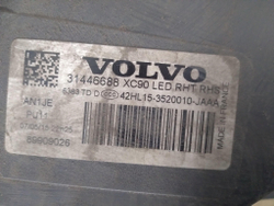 Фара правая Full LED Volvo XC90 2 Оригинал целая 31446688