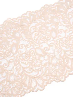 03-268 ОПТ Кружево эластичное 20 см, телесный 126