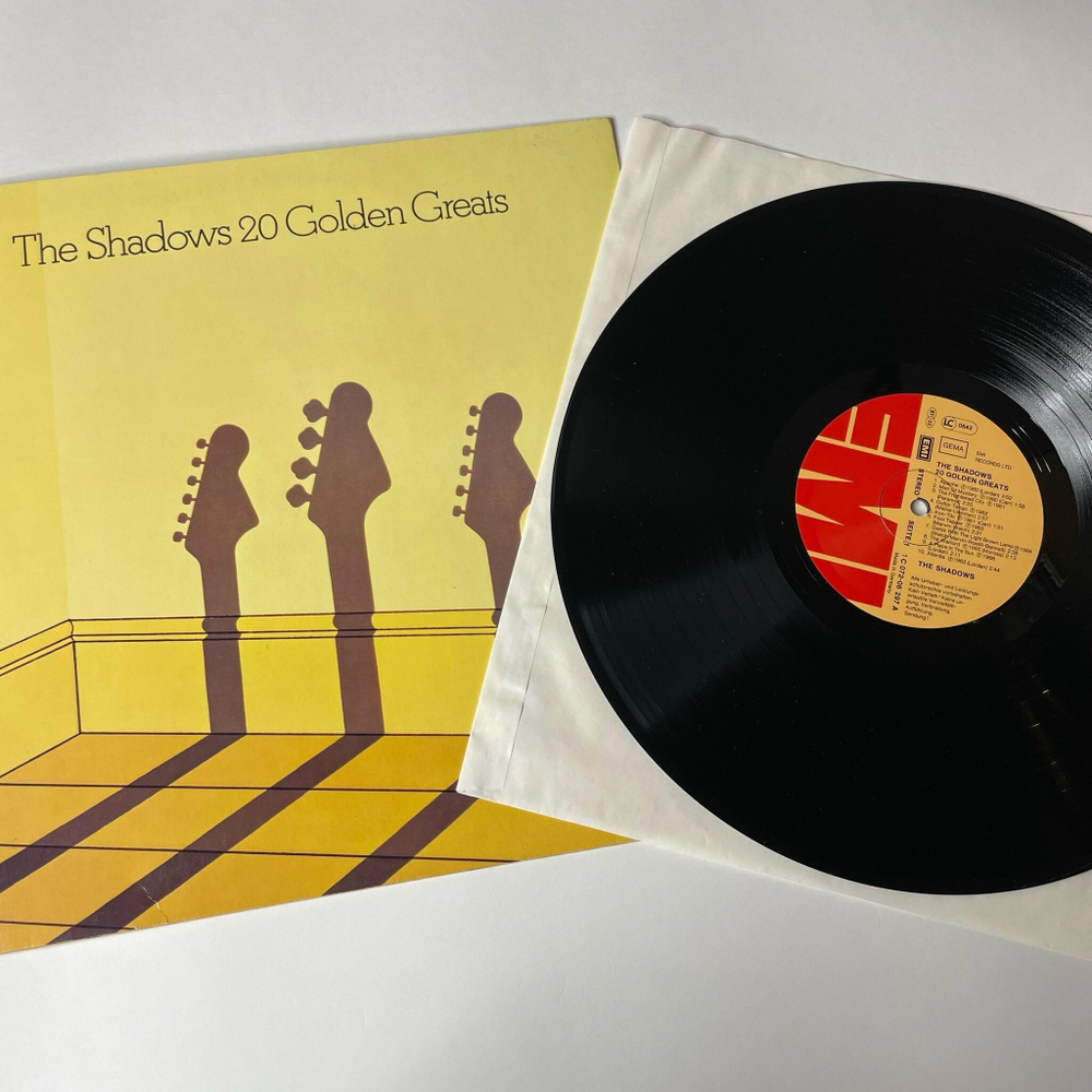 Винтажная виниловая пластинка LP The Shadows 20 Golden Greats (Germany 1977)