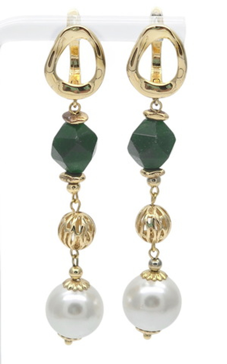 91001261 Серьги SELENA PEARLS