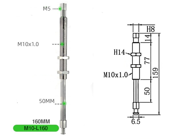 Zpt2-k50-b5-a10 does not rotate l160 (small head)