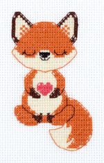 "Klart" набор для вышивания12-069 "Влюблённый лисёнок"