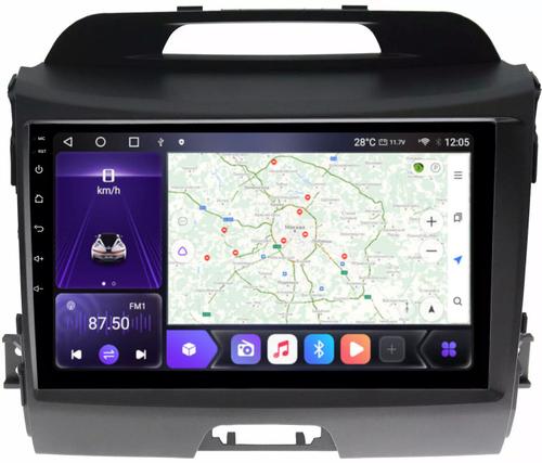Магнитола для KIA Sportage 2010-2016 - Kuberg OL-9735 QLed, Android 12, Быстрая, CarPlay, 4G SIM-слот