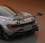 Карбоновый спойлер крыло для McLaren 720S 2017-2023 МакЛарен тюнинг