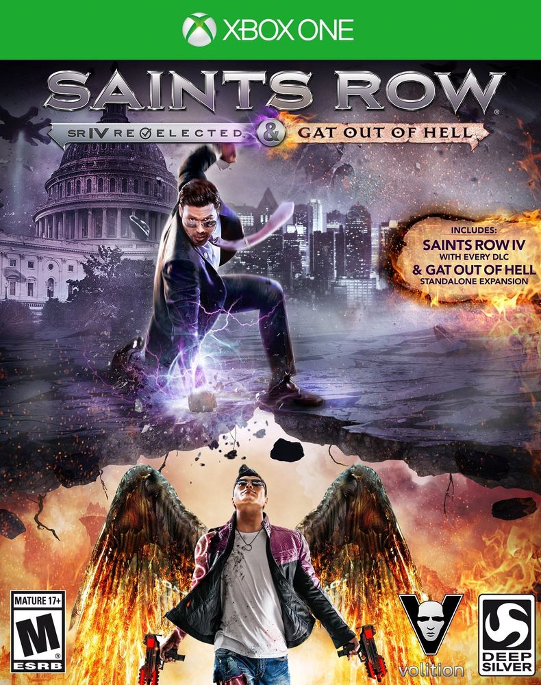 Saints Row 4 (IV): Re-Elected and Gat Out of Hell (Xbox) NEW