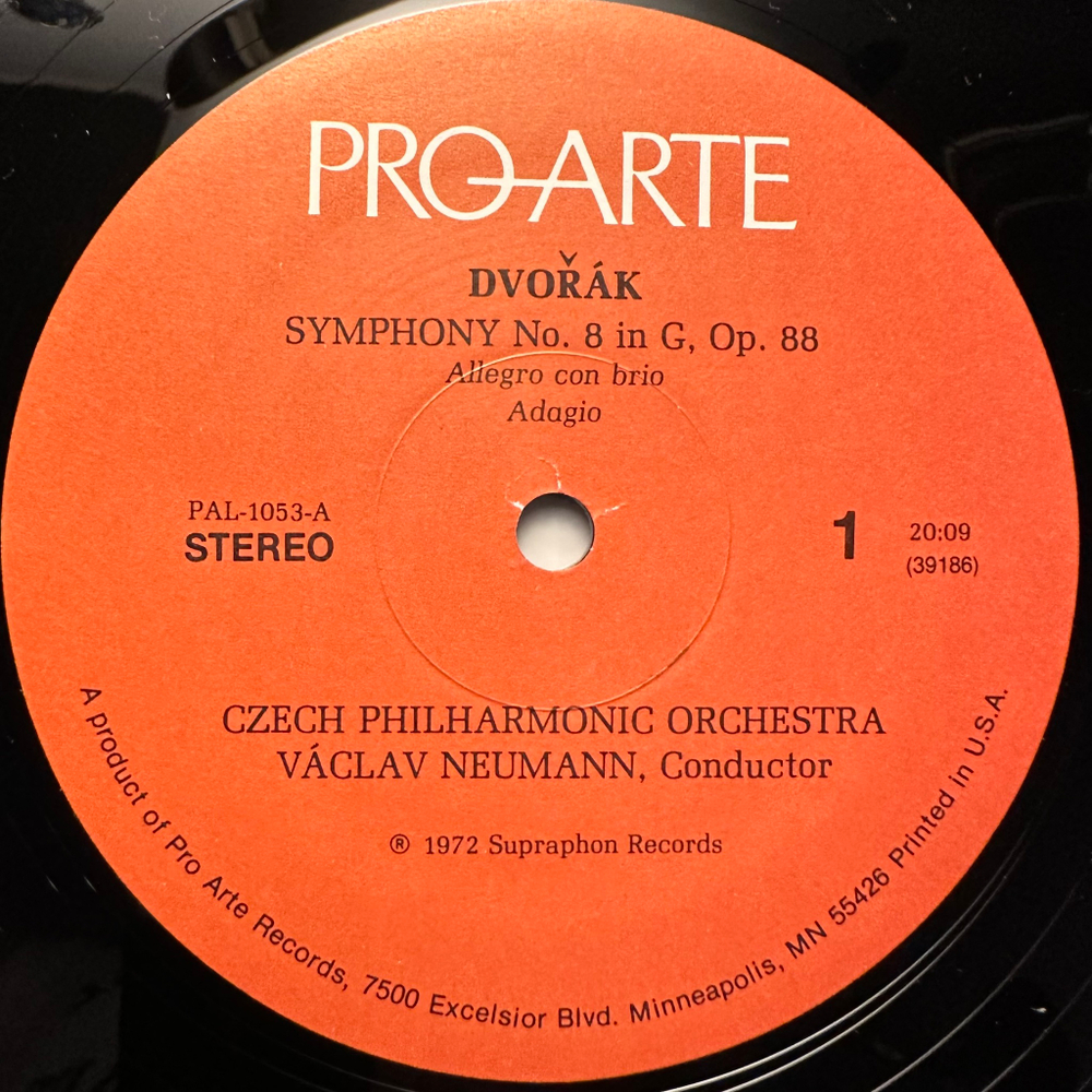 Дворжак - Симфония № 8 соль мажор, соч. 88 (США 1981г.)