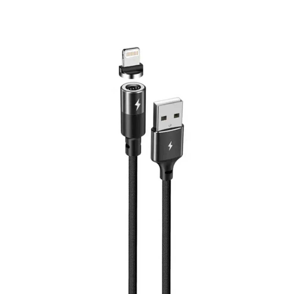 Кабель 1m USB/Lightning 3A RC-102i Remax black