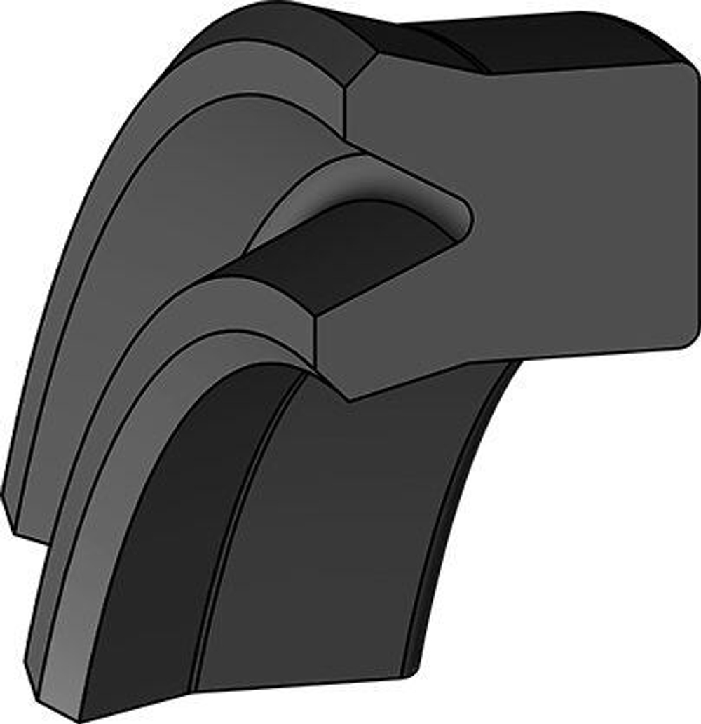 A102-065/1 NBR Уплотнение поршня 65-55-7