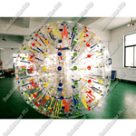 Светящийся зорб "Магический шар" ТПУ, усиленные сиденья, диаметр 2.2 м