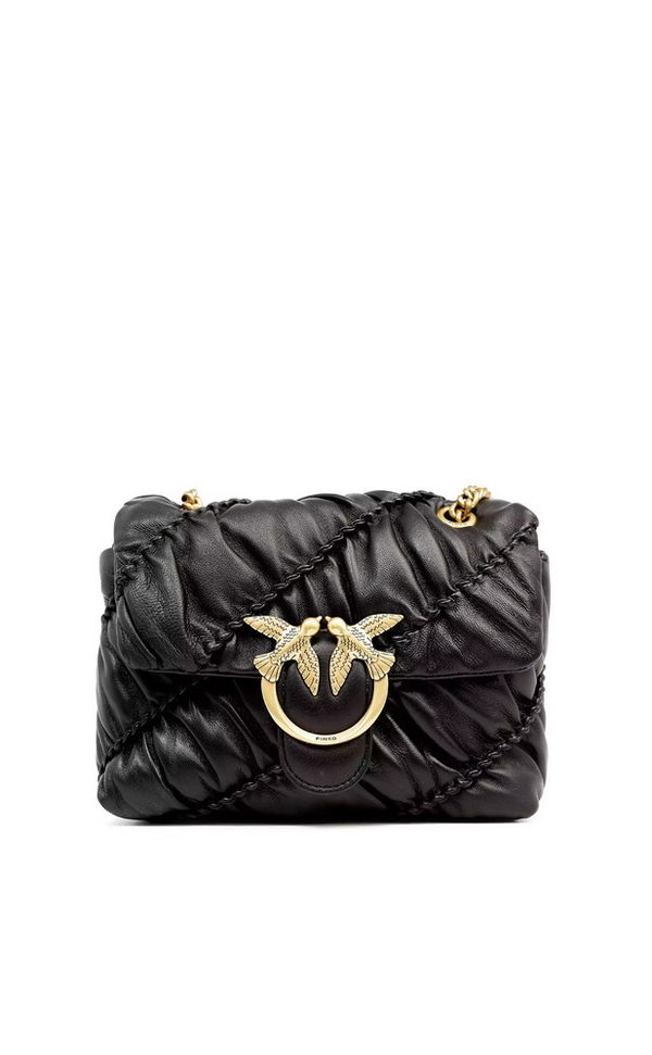 MINI LOVE BAG PUFF RUFFLE – black
