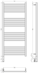 Сунержа Богема 3.0 прямая 1200х500  МЭМ левый