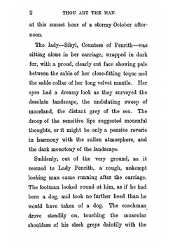 Thou art the man: a novel | M. E. Braddon