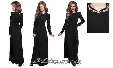 Платье 8549-черный Minova