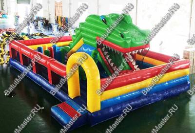 Надувная горка-робот "Дракоша" 10*6*5 м