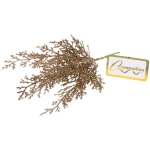 Ветка декоративная «Зимний танец» 27 см, Шампань