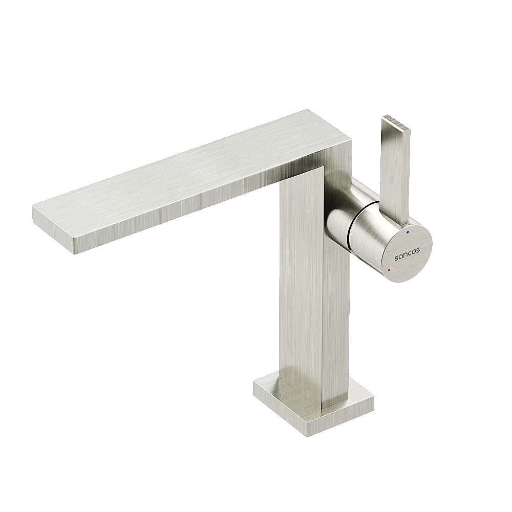 Смеситель для раковины Sancos Linn SC9019BN брашированный никель