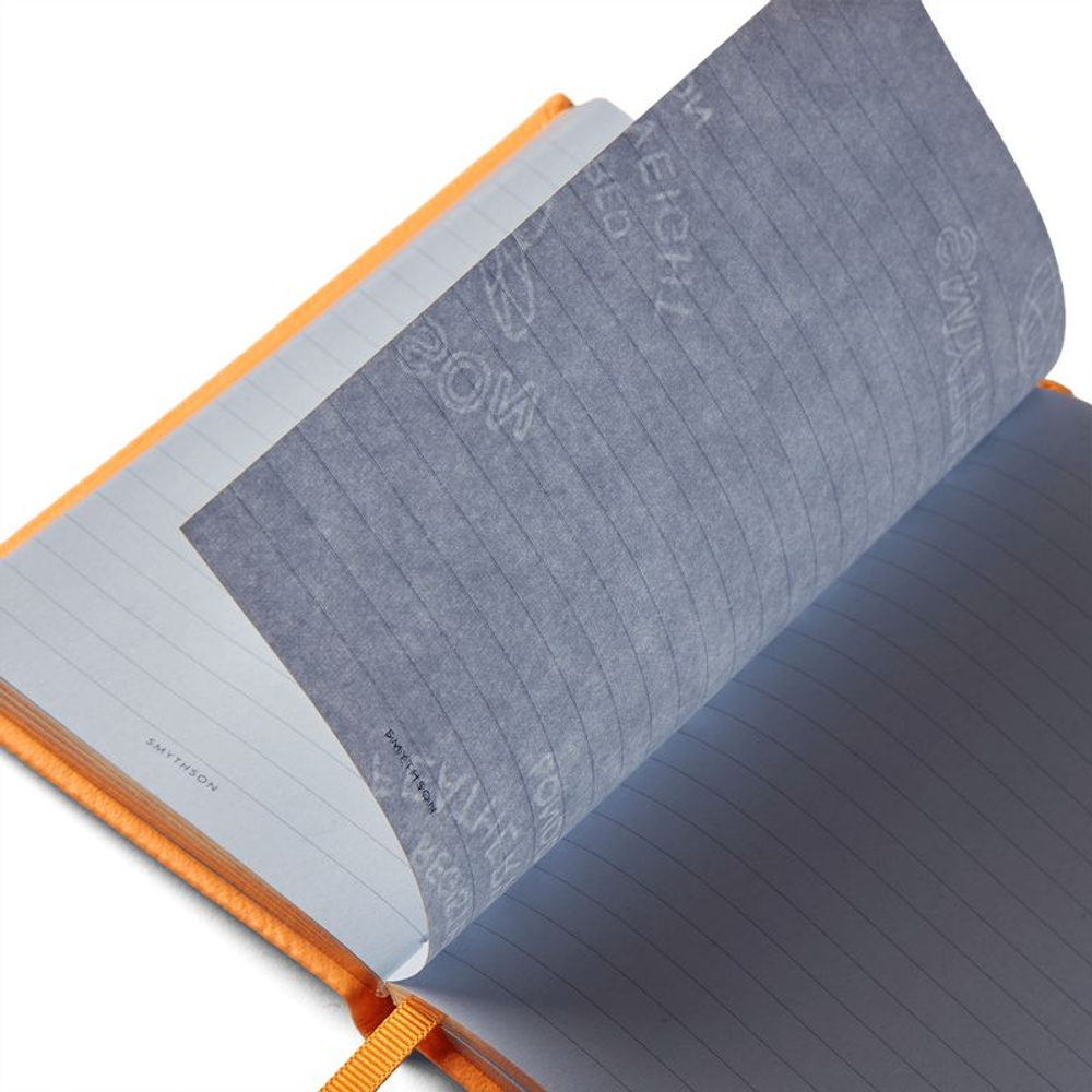 Smythson Блокнот Panama Notebook Liberty Nile Blue
