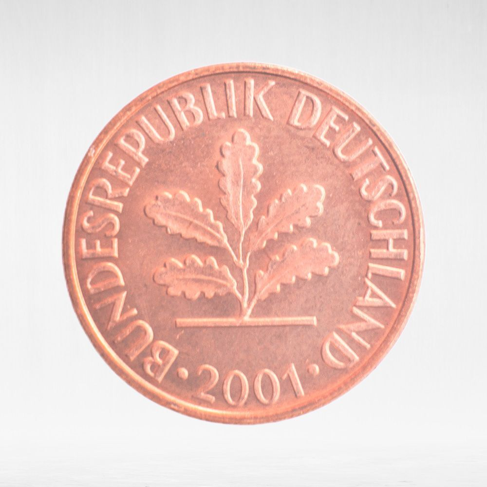 Germany, 1 Pfennig, 2001, (Karlsruhe Mint - "G"), XF