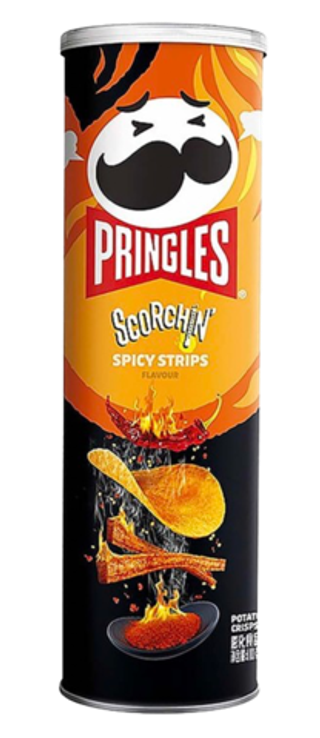 Чипсы Pringles со вкусом азиатских закусок под острым Сычуаньским соусом