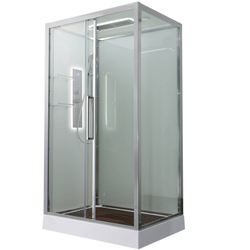 Душевая кабина AvaCan (АваКан) Z2911LED с низким поддоном, с ГМ, с электрикой и LED подсветкой, 110х90х220