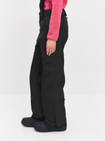 Брюки горнолыжные утепленные (черные)