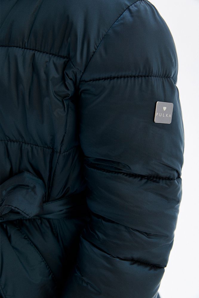 Приталенное зимнее пальто PULKA на био-пуху, до -25 °C