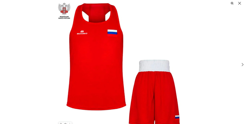 Форма боксерская BoyBo Titan, IB-27 (одобрено ФБР), красный