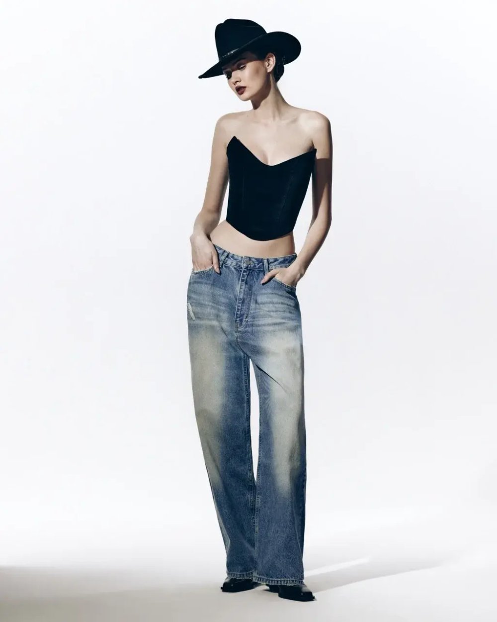 Джинсы Wide leg