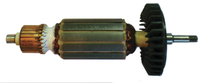 Якорь мшу Makita 9555NB, 9553NB (резьба, D:6/9/31.7/21.8/7-мм, L:152-мм, а: 515619-7) [AEZ]