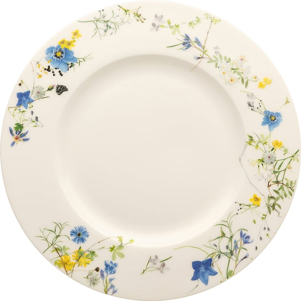 Тарелка закусочная Rosenthal Brillance Alpejski Ogr d, костяной фарфор, 23 см, белая