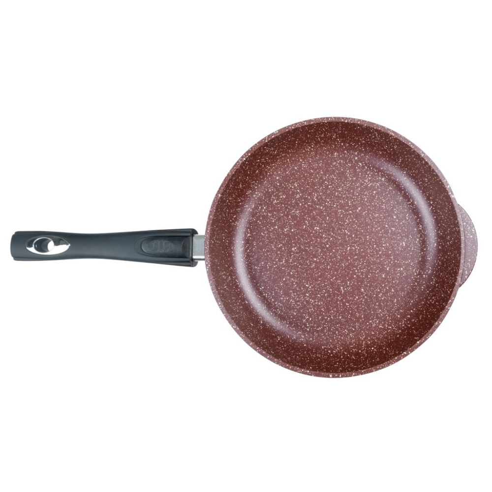 Сковорода алюминий, 28 см, антиприг, Горница, Шоколад, с2812аш, съем руч